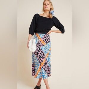 Corey Lynn Calter x Anthropologie Bias Midi Skirt